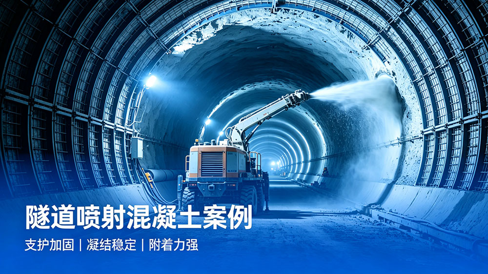 隧道喷射混凝土案例_支护加固外加剂地下工程应用